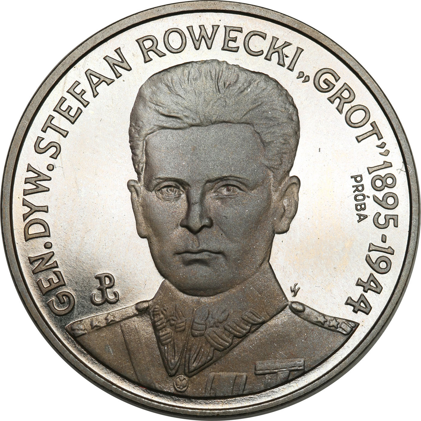 PRL. PRÓBA Nikiel 200 000 złotych 1990 – Rowecki Grot